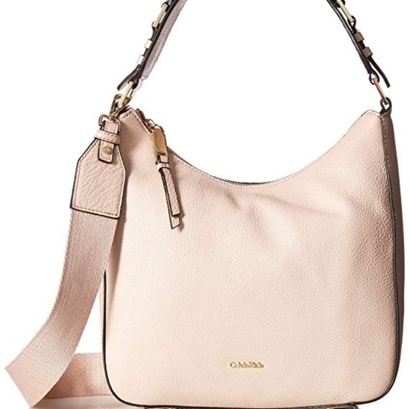 Calvin Klein Angelina Pebble Leather Hobo - Picture 2 of 8
